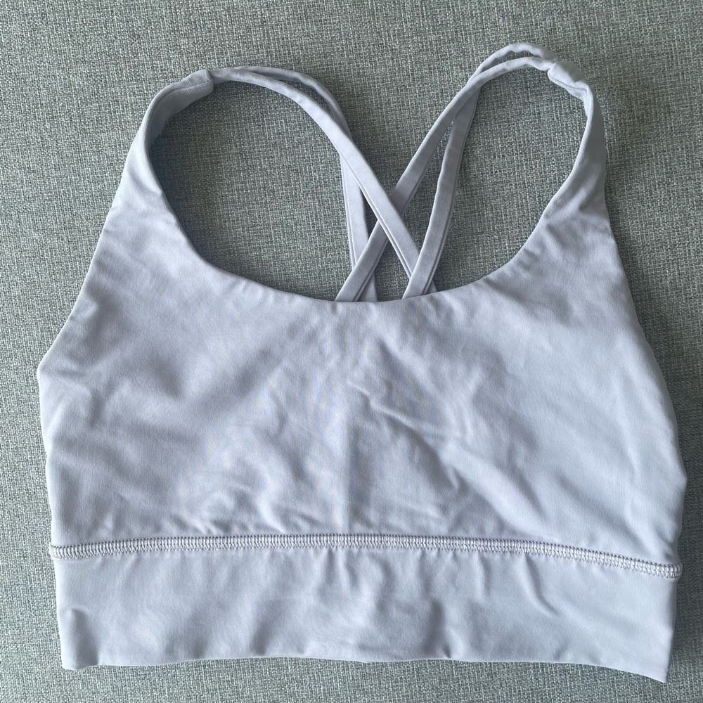 lululemon athletica Light Gray Sports Bra